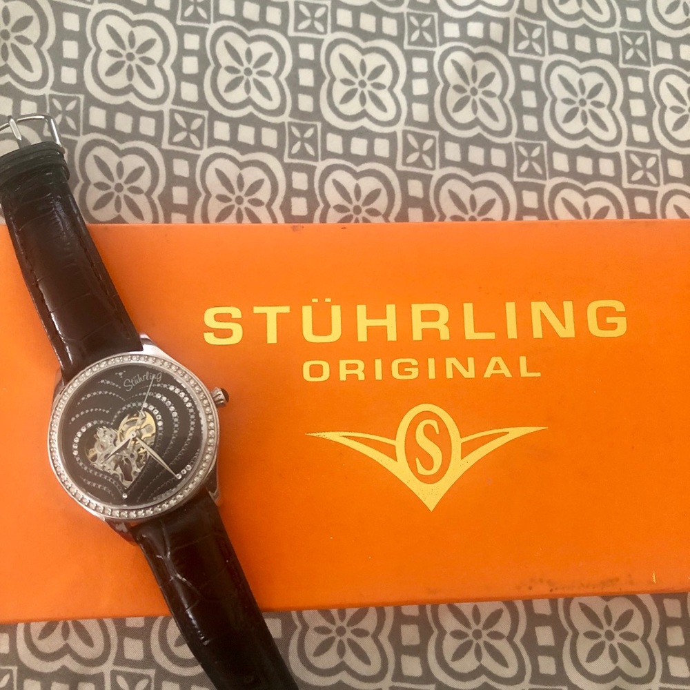 Women’s Stuhrling Automatic Skeleton Watch